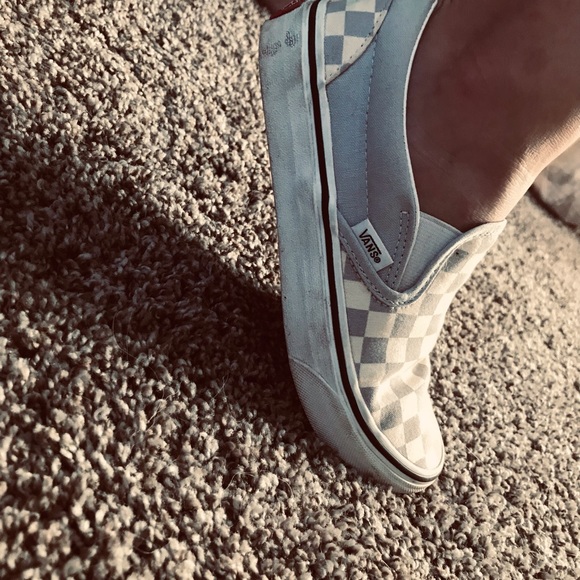 light blue vans size 6